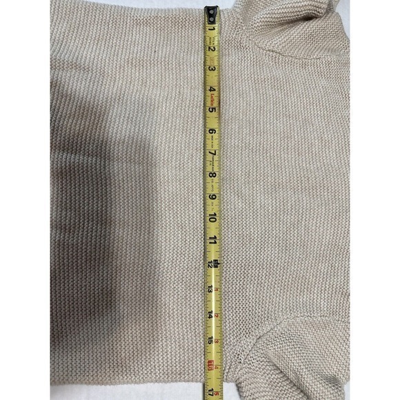 J.Crew‎ Women's Beige Long Sleeve Turtle Neck Pullover Sweater Size XS 5% Wool - Picture 11 of 14